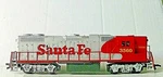Life-like GP38-2 High Hood Locomotive SN-16796 Santa Rtr Rd# 3560. Fixed Price $35.00.