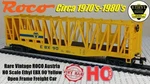Rare Vintage Roco Austria Ho Scale Ethyl Ebx 90 Yellow Open Frame Freight Car. Fixed Price $9.99.