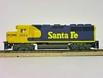 Athearn Ho M/a"santa Fe" GP50 Dummy Locomotive #3814 No Power Pristine. Fixed Price $53.00.