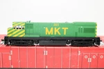 Atlas Ho Scale Mkt Missouri Kansas Texas Ge U23B Diesel Locomotive #350 Dcc Rdy. Fixed Price $118.00.