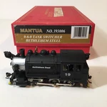 Mantua Ho Bethlehem Steel 0-6-0 Tank Switcher Locomotive #19 With Rail Guide. Fixed Price $89.95.