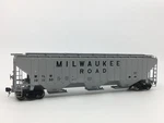 Intermountain Milwaukee Road 4750 3-BAY Covered Hopper #101150. Fixed Price $25.00.