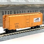 Micro-trains Scale 21190 American Colloid 40FT Plug Door Standard Boxcar 9116. Fixed Price $14.99.