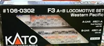 Scale Kato 106-0302 Western Pacific F3 A&b Diesel Locomotive Set #801 Ex (b). Fixed Price $249.95.