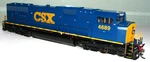 Ho Scale Athearn Genesis ATHG70665 Csx SD70M Road# 4689 Dcc&sound. Fixed Price $299.95.