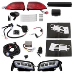 2018-PRESENT Set For Club Tempo Led Headlight And Tail Kit Golf Carts. Fixed Price $144.66.