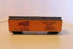 Ho Scale Ahm, 40' Box Car, Simpson Doggie Dinner Food, Orange #60224 Built. Fixed Price $20.00.