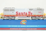 Athearn Ho Scale Atsf Santa Fe Emd GP60B Diesel Locomotive #327 Dcc Ready. Fixed Price $148.00.