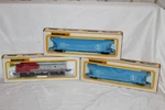 Bachmann 0507 Santa Fe Emd F9 Diesel Locomotive & 2 56' Center Flow Hopper. Fixed Price $29.99.