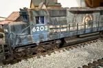 Bachmann Plus Emd Sd 45 Conrail 6203 Weathered Scale W/hook Couplers. Fixed Price $95.00.