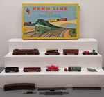 Line 5702 Ho Scale Pennsylvania Rr GG-1 Electric Freight Train Set Ex/box. Fixed Price $382.49.