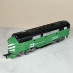 Model Power Ho Burlington Northern Diesel Engine #2828 Metal Chassis Runs Lights. Fixed Price $39.95.