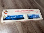 Bachmann Ho Scale Conrail GP-40 #3091 Locomotive Dc With Steel Caboose New. Fixed Price $59.95.