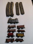 Marklin 800 Locomotive, Train Cars & 20 Pcs. Of Tracks Read!!. Fixed Price $550.00.