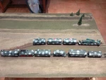 Marklin - Roco, Mega Wwii Military Train Set With Engine And 8 Wagons, Scale Ho. Fixed Price $336.00.