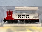 Ho Scale Athearn Genesis Soo Line MP15-AC Dcc W/sound #1539. Fixed Price $184.99.