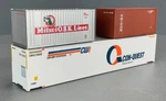 3X 1:87 Walthers Intermodal Container Models Con-way, Triton, Mitsui HO5252. Fixed Price $28.71.