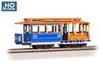 Bachmann 60528 Ho Scale Blue & Tan Cable Car #16. Fixed Price $107.69.
