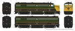 Rapido 21605 Ho Mlw FPA-2U FPB-2U Set Sound And Dcc Canadian National. Fixed Price $616.95.