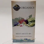 Garden Of Life Mens 40+ Organic Vegan Multivitamin 120 Tablets Exp 03/2028. Fixed Price $34.00.