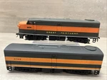 Walthers Ho Alco FA1 Locomotive Great Northern #310A, Ln & Powered Diesel Car. Fixed Price $59.99.