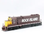Athearn Rtr Ho Rock Island GP35 #307 ATH76184 Dcc Ready Diesel Engine Brown Nib. Fixed Price $199.00.