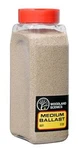 Woodland Ballast - Medium (buff) 32 Oz Model Railroad #B1380. Fixed Price $13.17.