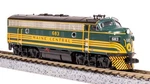 Broadway Limited 7734 Scale Mec Emd F3A Green & Gold Diesel Locomotive #686. Fixed Price $208.99.