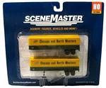 Ho Scale Walthers Scene Master 949-2403 Chicago & N/western 35' Trailers Pack. Fixed Price $22.99.