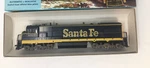 Athearn 3501 Ho Scale Santa Fe U33C Diesel 8517 Pwr Powered Locomotive. Fixed Price $79.00.