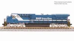 Broadway N-scale 8570 Ge AC6000, Bhp Iron Ore #6072, Blue & White, "hesta". Fixed Price $249.90.