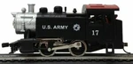Model 96513 Ho United States Army 0-4-0 Tank Steam Locomotive (powered). Fixed Price $37.99.