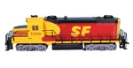 Mantua Ho Scale Powered Sf Santa Fe GP-20 Diesel Engine 7399. Fixed Price $55.00.