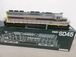Kato # 37-1704 Erie Lackawanna SD45 Powered Locomotive 3613 W/dcc Plug Ho Scale. Fixed Price $120.00.