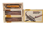 Bachmann Ho Scale Emd GP-18 Diesel Locomotive + Track Curved Tresle Bridge Set. Fixed Price $147.77.