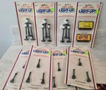 Lot Of Vintage Life Like Ho Model Train Light Up # 1201, 1208, 1227 & 1505 Nos. Fixed Price $45.00.