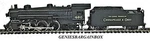 Ho Scale Chesapeake Ohio "c&o" The George Washington 4-6-2 Loco New Ihc M9907. Fixed Price $209.00.
