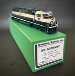 Ho Brass Overland Models Omi 6600.1 Bn SD70MAC Whisper Cab F/ptd Lettered Lights. Fixed Price $949.95.