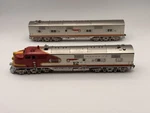 Overland Models Omi 5865 Atsf Santa Fe E6 & B 12L-15L Plated Painted. Fixed Price $800.00.