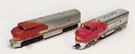 Lot Of Santa Fe Locomotives Engine Train Ho Scale 5028 Ahm Tempo Untested. Fixed Price $20.79.