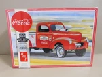 Coca-cola 1/25 Scale '40 Willys Pickup Truck AMT1145/12 Round Model Kit. Fixed Price $21.95.