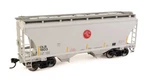 Walthers Scale 39' 3281 2-BAY Covered Hopper Omaha Lincoln Beatrice #1820. Fixed Price $37.38.