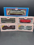 Model Power Ho Alco 1000HP Yard Switcher 6838 Erie Lackawanna + 4 Mp Cars Tested. Fixed Price $49.00.