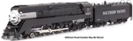 Kato 1260308 Scale 4-8-4 GS-4 Southern Pacific 4433 Postwar Black 126-0308 Dc. Fixed Price $181.25.