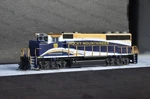 Canadian Eisenbahn GP40-2L Diesel Locomotive #8012, Rocky Mountaineer, New Paint. Fixed Price $2670.70.