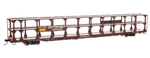 Walthers Ho Scale 89' Tri-level Open Auto Rack Cotton Belt #84790 910-8222. Fixed Price $12.93.
