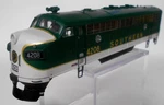 Broadway Lmited Ho Scale Replacement Factory Shell F-7-A #4208 Southern. Fixed Price $44.99.