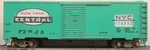 Upgraded Mantua New York Central Green 40' Steel Boxcar Rtr Kd's # 176892. Fixed Price $11.99.