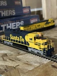 Ho Scale Athearn Rtr Dcc/sound Santa Fe SD40 Locomotive W/ Custom File. Fixed Price $215.00.