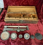 Stewart Warner Corp. Alemite Bearing Lubricators Set Wooden Box. Fixed Price $29.21.